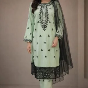 Embroidered Lawn 3 Piece Suit for Women