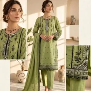2 PIECE EMBROIDERED SUIT